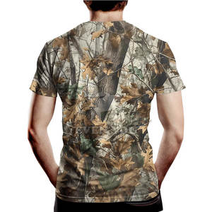 Camiseta con Estampado de Camuflaje Selvático, Tejido de Algodón Transpirable, Moda Casual para Uso Diario, Superventas - Product Image 4