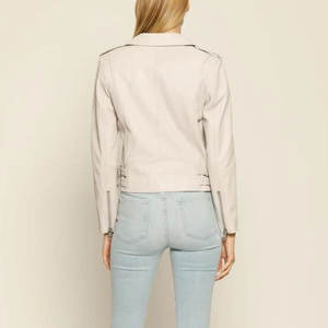 Veste d'hiver zippée pour femme, vêtement en cuir, veste en cuir PU tendance pour femme, vêtements d'hiver, nouvelle veste en cuir pour femme - Product Image 2