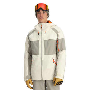 Men's Waterproof Hooded <b>Ski</b> Jacket Color Blocked Synthetic Insulated Gore-Tex Outdoor Snow Wear - Product Image 1