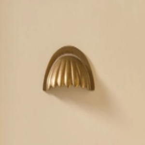 Poignée de tiroir en laiton Aberdovey Shell Cup - Product Image 1