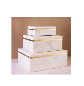 Marble Jewelry Boxes Custom Wood Lid Earring Bracelet Factory Customized Boxes Handmade Top Selling Sale <b>Box</b> - Product Image 6