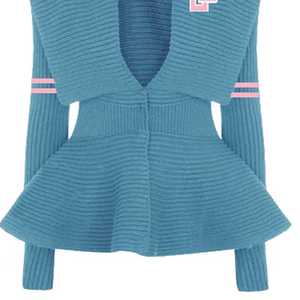 Suéter de Punto Azul Jack and Jill, Manga Larga, Estilo Juvenil, Casual y Moderno - Product Image 5