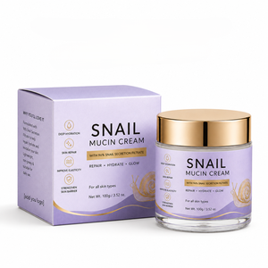 Crème Visage Bio en Gros à la Mucine d'Escargot avec Extraits Botaniques Hydratation Intense Éclaircissante OEM ODM Soins de la Peau - Product Image 1