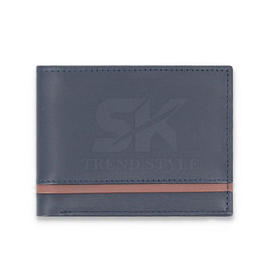 Cartera de Cuero Suave de Una Sola Tonalidad y Color Combinado para Hombre, Cartera Delgada de Cuero de la Mejor Calidad - Product Image 4