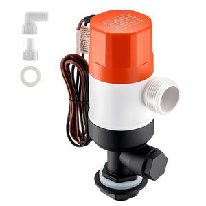 Pompa Livewell per Yacht 24V 500 GPH, Pompa Aeratore con Doppi Ingressi, Alloggiamento ABA, Cartuccia Motore Rimovibile per Barche - Product Image 1
