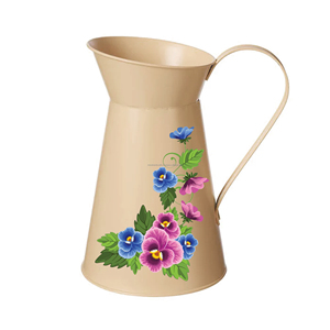 Pichet à eau en émail, pichet en métal floral, cuisine et table, pichet décoratif, prix personnalisé - Product Image 6