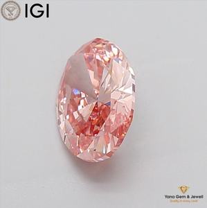 Diamante Ovalado Cultivado en Laboratorio con Certificación IGI, 2.00 Quilates, Color Rosa Intenso, Claridad VS2, Corte Oval, para Centro de Mesa Premium - Product Image 6