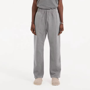 <span class=keywords><strong>Pantaloni</strong></span> Sportivi Larghi da Uomo di Alta Qualità con Chiusura a <span class=keywords><strong>Bottoni</strong></span>, Modello Dritto, Stile Casual, in Tessuto Canvas, Vita Media - Product Image 1