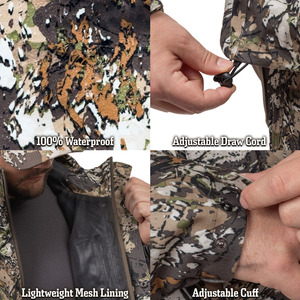 Chaqueta de Caza Unisex de Camuflaje, Impermeable y Cortavientos, para Otoño, Abrigo de Alto Rendimiento para Actividades al Aire Libre - Product Image 2