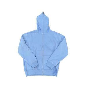 Direct Selling Men's Streetwear Styles Hoodie Cotton Oversized Men's 3d Puff Print Full <b>Zip</b> <b>up</b> Hoodies Embroidery Logo <b>Zip</b> <b>Ups</b> - Product Image 5