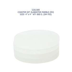 ชุดจานรองแก้วอิมพีเรียลอะลาบาสเตอร์สุดหรู งานฝีมือประณีต ภาชนะหินคุณภาพสูง ของตกแต่งโต๊ะอาหารระดับพรีเมียม ขายส่งจำนวนมาก ราคาโรงงาน - Product Image 5