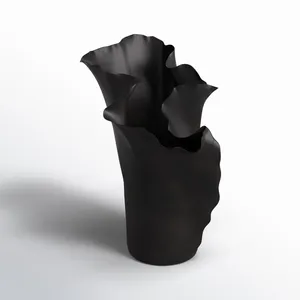Luxury Handmade Iron Flower Vase Eco-Friendly Tabletop Modern Home Interior Decoration Premium Styling Collection Custom Coastal - Product Image 4