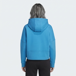 Custom Printed Cropped Pullover <b>Hoodie</b> <b>Lightweight</b> Fleece Winter Casual Sweatshirt with Kangaroo Pocket - Product Image 2