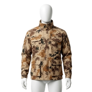 Chaqueta de Caza de Camuflaje Naranja Personalizada al por Mayor para Hombre, Chaqueta de Invierno Cálida con Forro Polar y Capucha para Actividades al Aire Libre - Product Image 3
