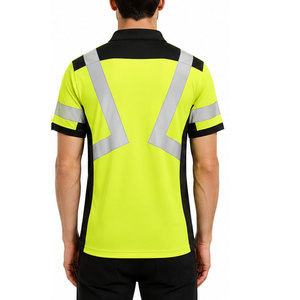 เสื้อโปโลสำหรับทำงานของผู้ชาย เสื้อแขนสั้นคอปก ผ้าระบายอากาศได้ดี สวมใส่สบาย เหมาะสำหรับพนักงานออฟฟิศ ชุดทำงานประจำวัน - Product Image 4