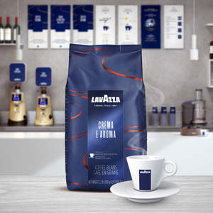 Precio de Fábrica, Granos de Café Lavazza Crema E Aroma, 1 kg, Tueste Espresso, Mezcla de Arábica y Robusta, Venta al Por Mayor, Suministro a Granel, Superventas, 1 kg - Product Image 5