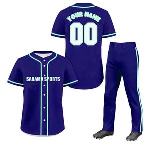 Uniformes de Béisbol Juveniles Personalizados con los Últimos Diseños, Transpirables y de Secado Rápido, Uniformes de Softbol para Venta en Línea - Product Image 1