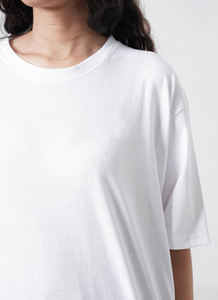 Camisetas de Mujer al por Mayor con Estampado Personalizado, Estilo Holgado, de Algodón Orgánico, Casuales de Verano, de Manga Corta - Product Image 5