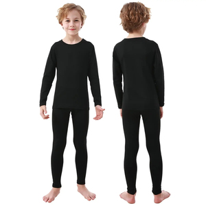 Conjunto Térmico de Algodón para Niños, Ropa Interior Térmica Suave y Transpirable para Clima Frío, Venta al por Mayor - Product Image 4
