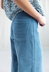 Women's High Waisted Striped <b>Harem</b> Pants Cotton Bamboo Fiber Loose Fit Ankle Length Elastic Waist Casual Autumn <b>Trousers</b> - Product Image 6