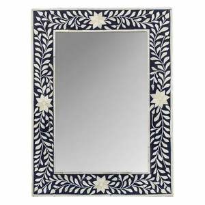 Marco de Espejo Moderno con Incrustaciones de Hueso, Decorativo para Baño y Hogar, Hecho a Mano - Product Image 3