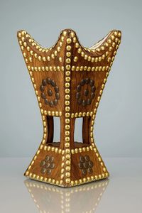 Brûleur à Bakhoor en bois avec base en bambou, perles décoratives, parfum d'ambiance traditionnel arabe écologique pour la maison - Product Image 6