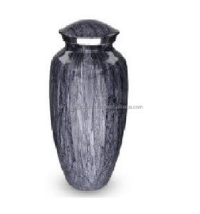 Urne de crémation en aluminium de style américain classique bleu mémorial fait à la main de haute qualité pour adultes fournitures funéraires - Product Image 4