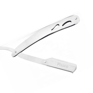 Lames de coupe droites en acier inoxydable pour barbiers et salons, outils de dégradage - Product Image 5