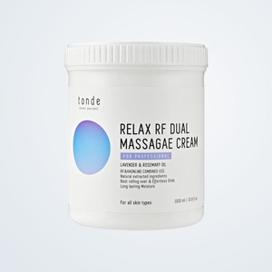 Cremas faciales coreanas Tondeu Relax RF Dual Massage Cream, crema de masaje facial de fácil aplicación, 1000ml, hecho en Corea. - Product Image 3
