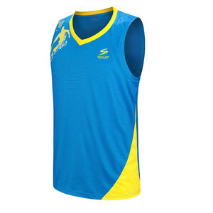 Maillot de basketball personnalisé pour homme, grande taille, sans manches, en tissu mesh respirant, séchage rapide, léger - Product Image 1