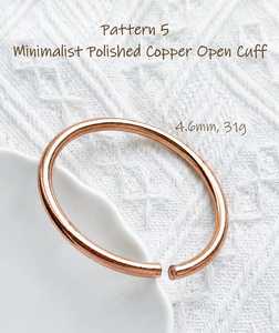 Bohemian Style Copper Bangle <b>Bracelet</b> Rustic Handmade Jewelry for Boutique Wholesale - Product Image 3