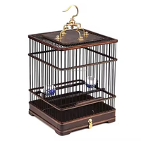 Portable Grande Cage À Oiseaux Perroquet Élevage Ornemental Métal Suspendu Cage À Oiseaux