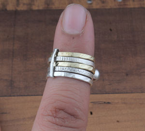 Bague Classique en Argent Sterling 925 pour Homme, Motif Floral Élégant, Idéale pour Fêtes et Mariages, Luxe et Raffinement - Product Image 5