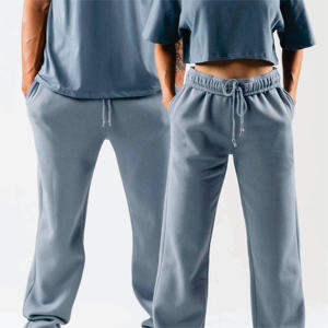 Pantalones Jogger Acampanados de Moda Urbana para Hombre, Diseño Transpirable con Cintura Elástica, Corte Ajustado de Cintura Media - Product Image 3