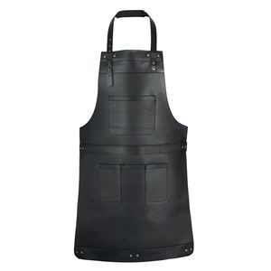 Tablier en cuir élégant pour studios créatifs et ateliers de réparation, avec motif de couture et surface durable - Product Image 5