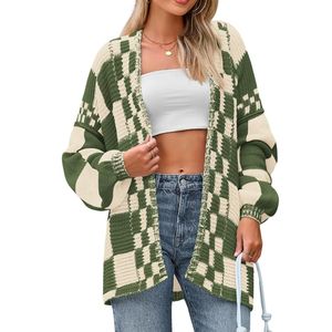 Cardigan long texturé personnalisé pour femme, en coton et polyester, avec poches avant, coupe décontractée pour le quotidien - Product Image 5