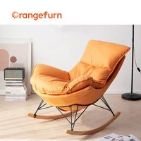 Orangefurn Chaise longue paresseuse intérieure et extérieure Grand Patio Chaise berçante moderne pour le salon