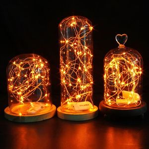 6 Pack Orange LED Starry <b>String</b> <b>Lights</b> Battery-Operated Firefly Fairy <b>Lights</b> 3.3ft 20 LEDs Silvery C for Party Decorations - Product Image 2