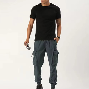 Mens Cargo <b>Jogger</b> Pants Slim Wholesale Men Casual Plain OEM Pockets China Technics Khaki Trousers for Men - Product Image 3