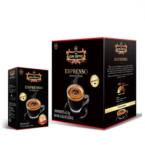 Best Selling King <b>Coffee</b> Espresso Instant <b>Coffee</b> 2.5g x 100 x 12 Packs Rich Espresso <b>Coffee</b> Competitive Price Wholesale Export - Product Image 4