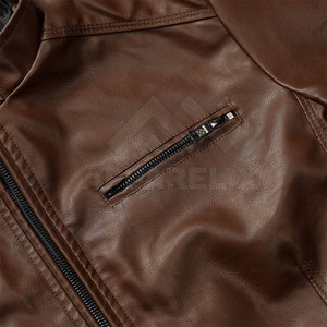 Chaqueta de Cuero para Hombre Otoño Invierno, Chaqueta de Cuero para Hombre de la Mejor Calidad, Chaqueta de Cuero para Hombre de Secado Rápido para Invierno - Product Image 6