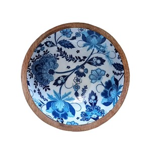 Tazones para Servir Ensaladas de Madera de Mango y Acacia, Modernos y Desechables, Vajilla Artesanal para Fiestas, Precio de Fábrica al por Mayor - Product Image 1