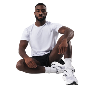 T-shirt à manches courtes pour homme, lot de 2, athlétique, pour la gym, entraînement, coton doux extensible, haut d'entraînement, vente en gros OEM - Product Image 3