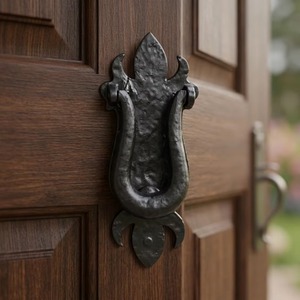 Manija de Puerta Tradicional de Aleación de Zinc de Alta Demanda con Diseño Ornamental para Instalación de Puertas de Proveedor Indio - Product Image 2