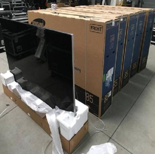 ORIGINAL QLED Smart 8K UHD TV 85' Inch Curved Screen with Wi-Fi HDR Android Platform Black Cabinet OEM/ODM DIY Industrial