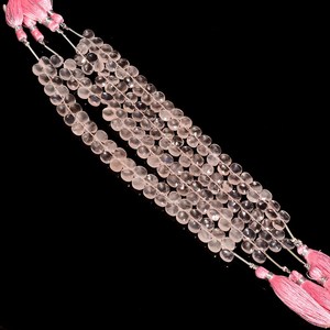 Natural Rose Quartz Faceted Heart Shape Gemstone <b>Beads</b> 8mm Loose <b>Beads</b> Bulk Wholesale Manufacturer Price For Jewelry Making - Product Image 2