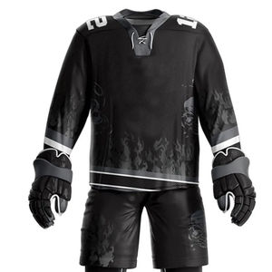 Service OEM personnalisé, maillot de hockey sur glace pour hommes, best-seller, uniforme personnalisable par sublimation, ensemble d'uniformes de hockey sur glace pour hommes adultes - Product Image 1