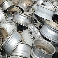 Suministro de Fábrica, Chatarra de Ruedas de Aleación de Aluminio de Excelente Calidad, Aleación 6063, Color Blanco Plateado, 99% de Contenido de Aluminio, 5 Toneladas MOQ en Origen