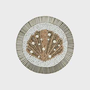 Beaded <b>Drink</b> <b>Coasters</b> with Glass Waterproof European Style Custom Logo Personalized Corporate Gifts Custom Colors & Sizes - Product Image 4