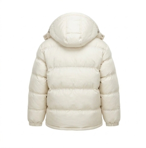 Chaqueta de invierno para hombre, informal, gruesa, cálida, tipo burbuja, a prueba de viento, con cierre de cremallera, térmica, con bolsillos y logotipo personalizado. - Product Image 4